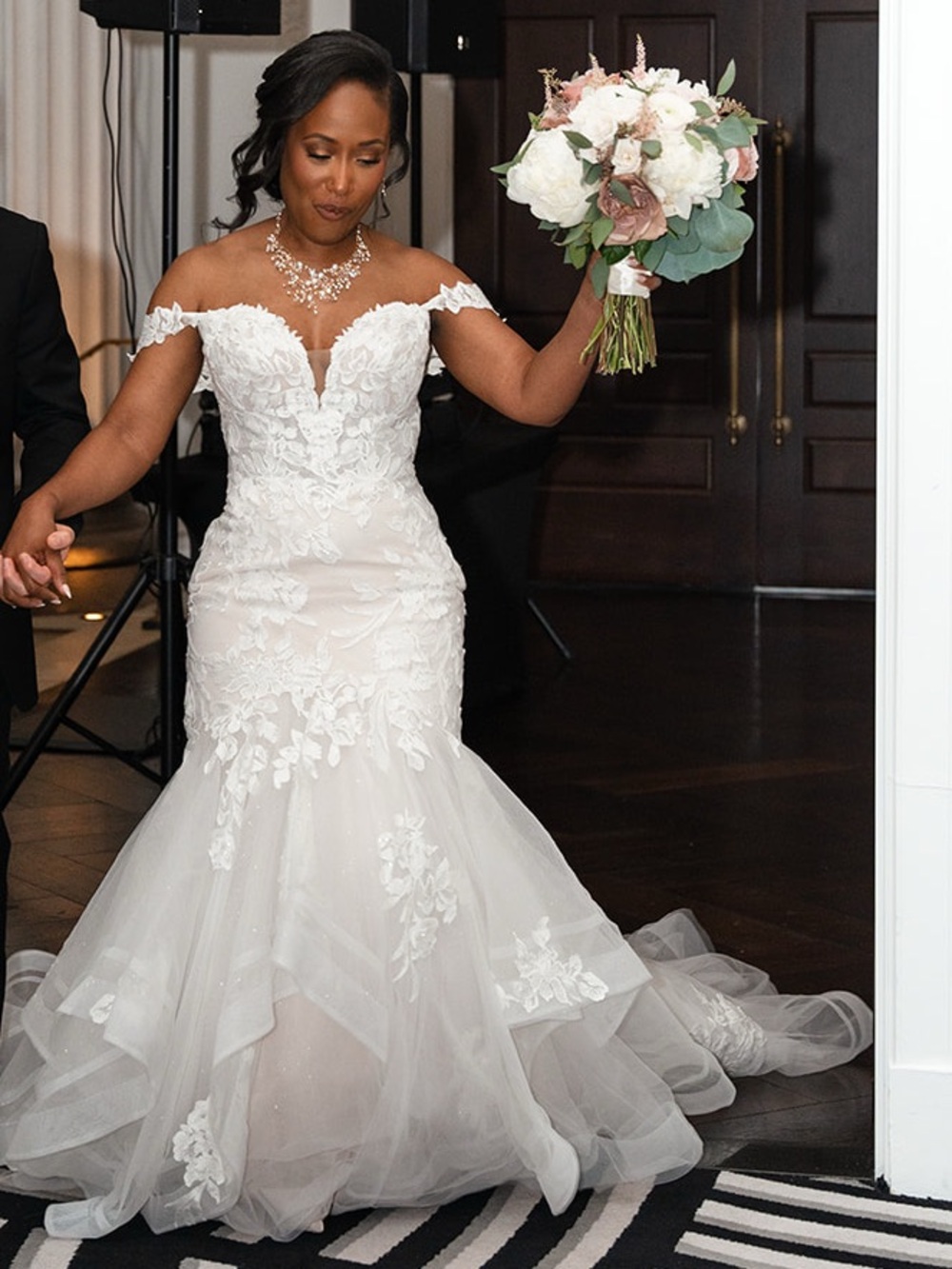 Sophia Tolli Ivory Lace Mermaid Wedding Dress